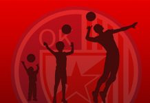 Показни тренинг школе одбојке ОК Црвена звезда