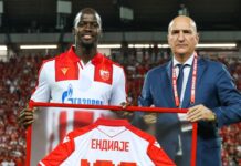 Ендиаје одиграо 100. утакмицу за Црвену звезду