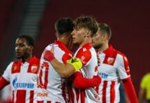 Црвена звезда – ИМТ 6:1 (3:0)