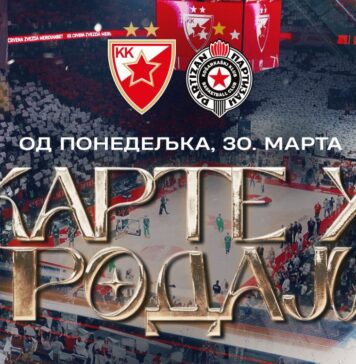 Продаја карата за утакмицу 35. кола ЕЛ са Партизаном од понедељка