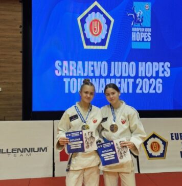 Емилија Шаровић златна, Софија Станковић бронзана на Европском купу за младе наде у Сарајеву