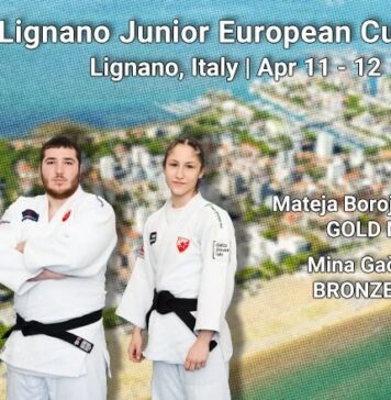 Матеја Боројевић златни, Мина Гачић бронзана на Европском купу уа јуниоре у Лињану