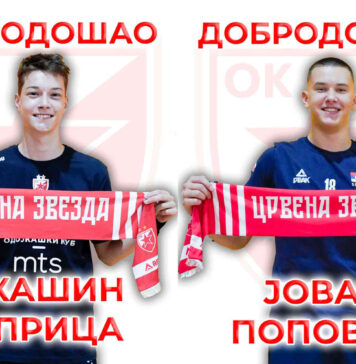 Паприца и Поповић појачали јуниоре Звезде