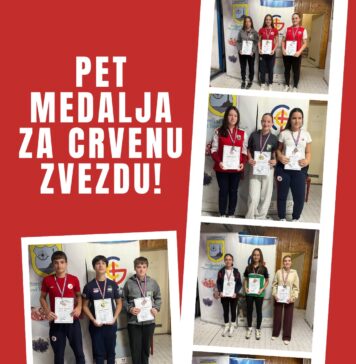Пет медаља за Звездине стрелце
